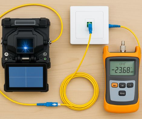 Spleiß- und Messarbeiten nach DIN EN 61280 & EN 60793